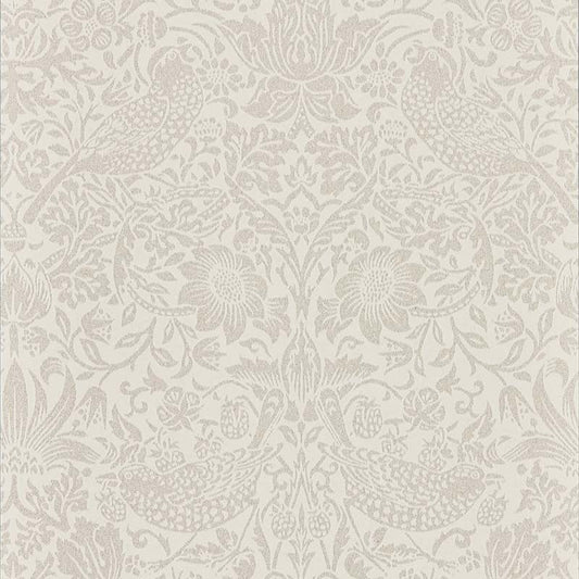 壁紙 PURE MORRIS Pure Strawberry Thief ストロベリーシーフ いちご泥棒 ビーズ付 216020