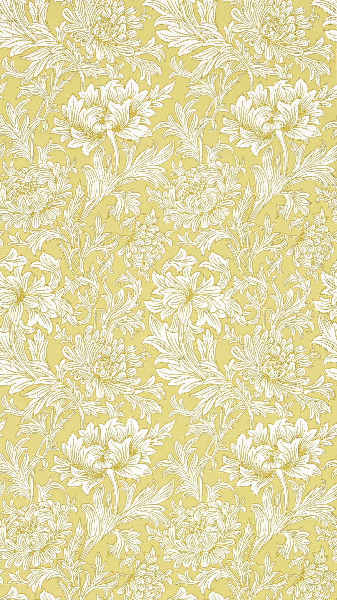 壁紙  Chrysanthemum Toile 217068 SIMPLY MORRIS