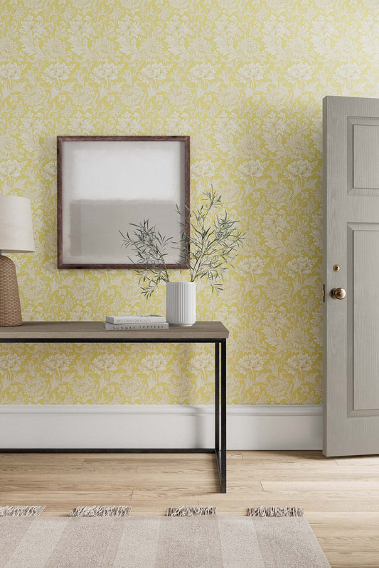 壁紙 Chrysanthemum Toile 217068 SIMPLY MORRIS