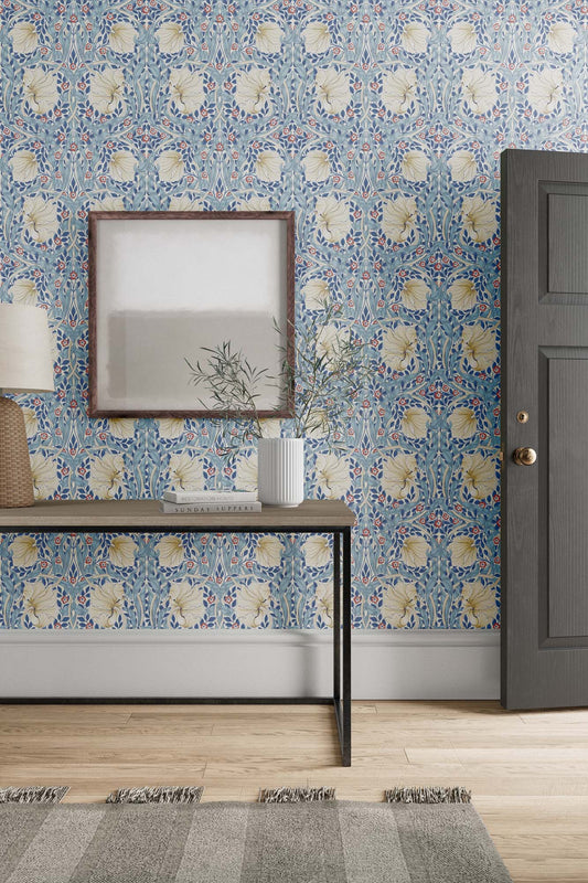 壁紙 Pimpernel 217062 ピンパーネル 瑠璃はこべ SIMPLY MORRIS