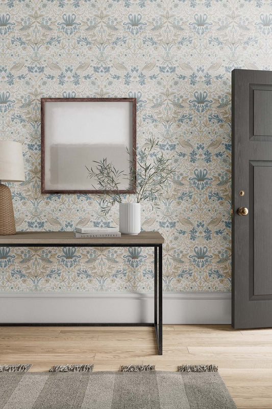 壁紙 Strawberry Thief いちご泥棒 217060 SIMPLY MORRIS