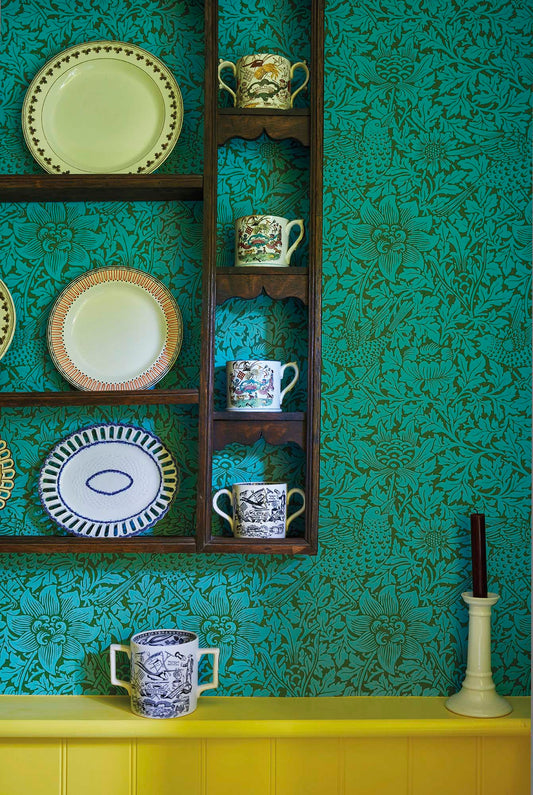 壁紙 Bird & Anemone 216958 QUEEN SQUARE