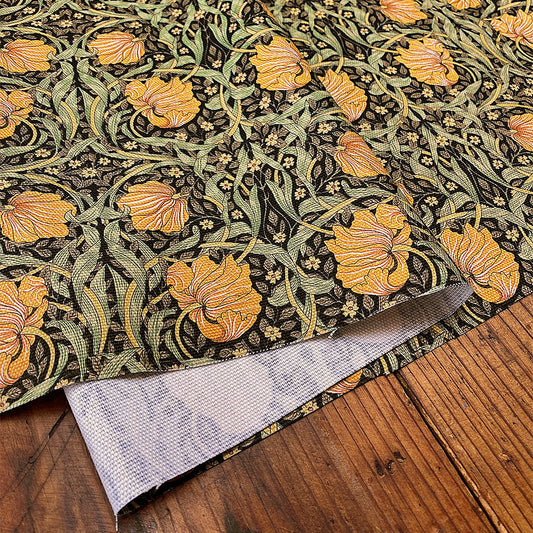 モリス柄 生地 オックス 布 ウィリアムモリスデザイン ピンパーネル ピンパネル ルリハコベ 1m単位